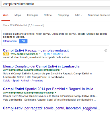 Iscriviti su CampiEstivi.eu